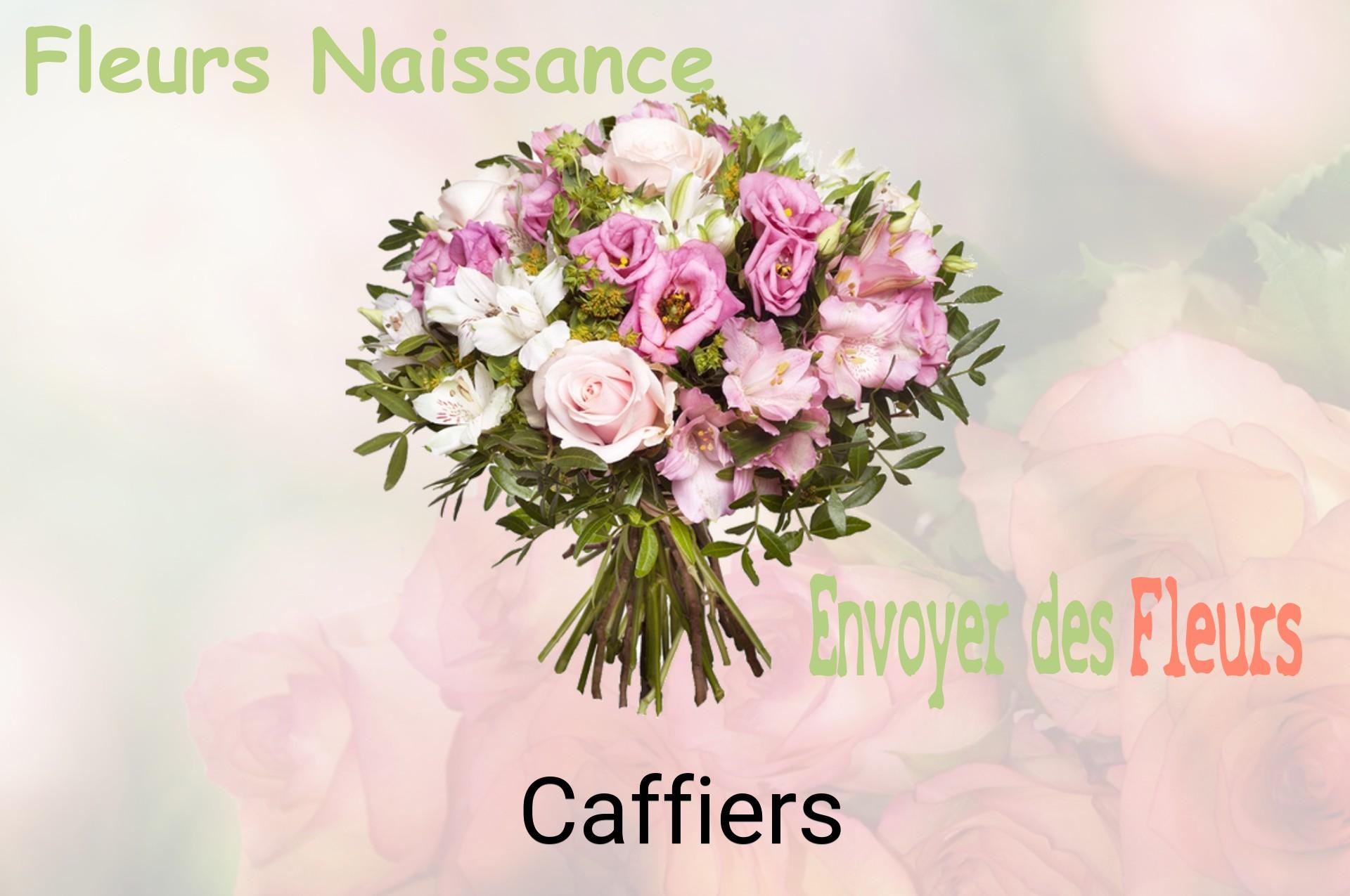 Bouquet de fleurs de naissance livré à Caffiers